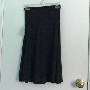 Lularoe Azure Skirt Black XS NWT